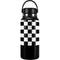 Checkerboard Split Hydro Flask 32oz Wide Mouth Skin